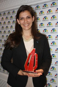 Laura Castagnini representando o Hotel Hilton Miraflores de Lima