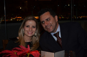 Gilmar Piolla, de Itaipu Binacional e esposa durante o pêmio