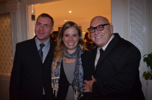 André Marques di Terraço Italia, com Juliana; e Paulo Miranda, presidente do Grupo Travel News