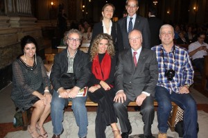 Em pé: Claudia Autieri e Francesco Paternó. Sentados: Márcia santos, Paulo Atzingen,Luciana Lana,Hans-Albert, e Irineu