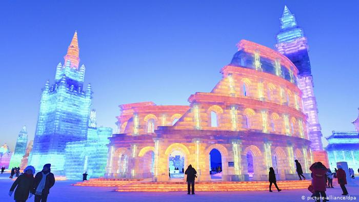 Harbin aproveita o gelo e a neve para o crescimento do turismo