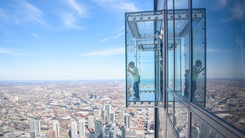 Novo ponto turístico: Sky Deck, em Chicago, será replicado em São Paulo