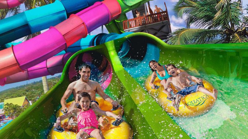 Com protolos incrementados de segurança e capacidade limitada, Aquatica Orlando inaugura Riptide Race em 3 de abril