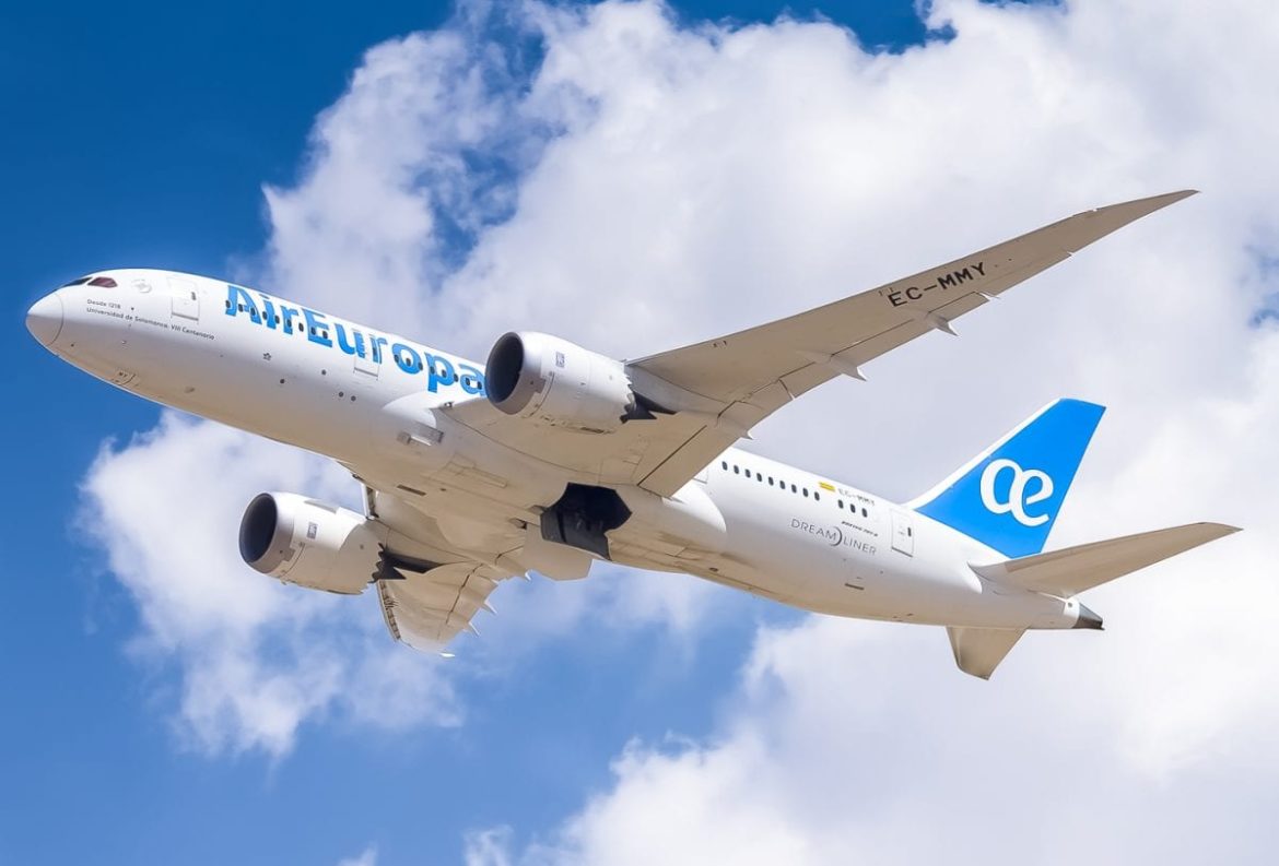 Air Europa prorroga a campanha “Time To Fly”