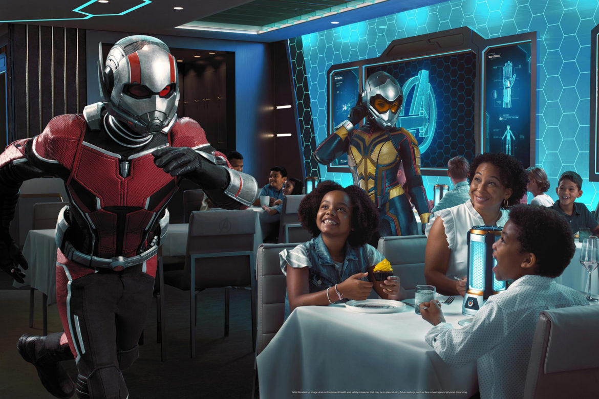 Cruzeiro Disney terá uma experiência gastronômica com tema da Marvel