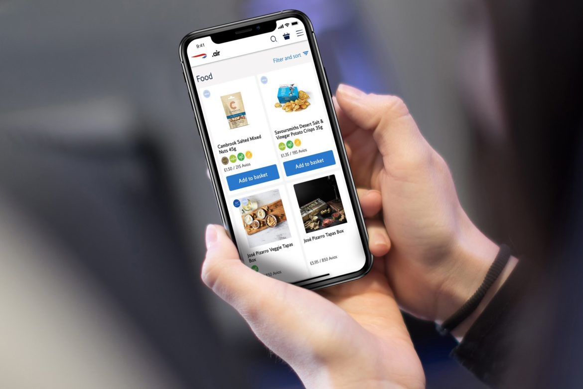 British Airways permitirá encomenda de comida de bordo pelo celular