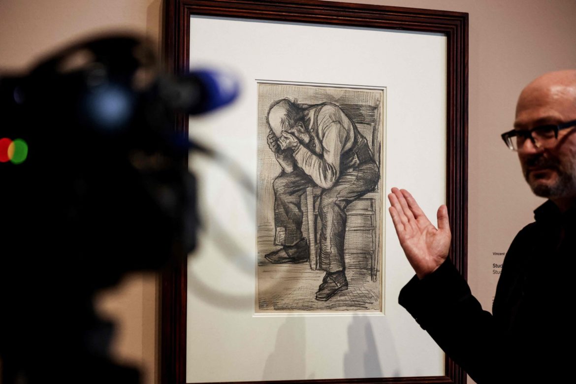 Um desenho de Van Gogh nunca antes visto acabou de ser exibido neste museu de Amsterdã