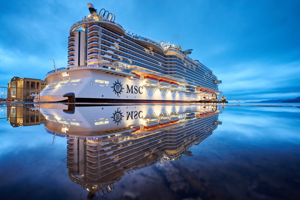 MSC Cruzeiros cancela 2022 cruzeiro mundial e adiciona segundo cruzeiro mundial para 2023