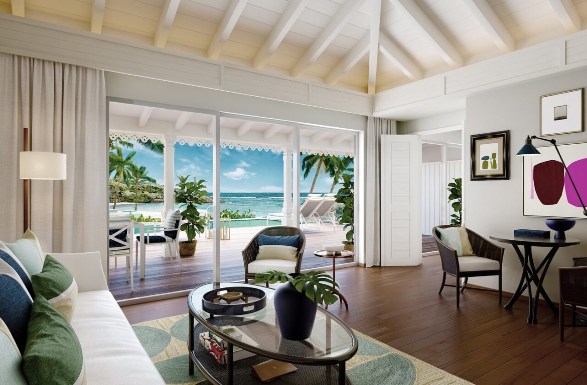 O icônico resort de Rosewood em St. Barts acaba de ser reaberto após uma reforma há muito esperada