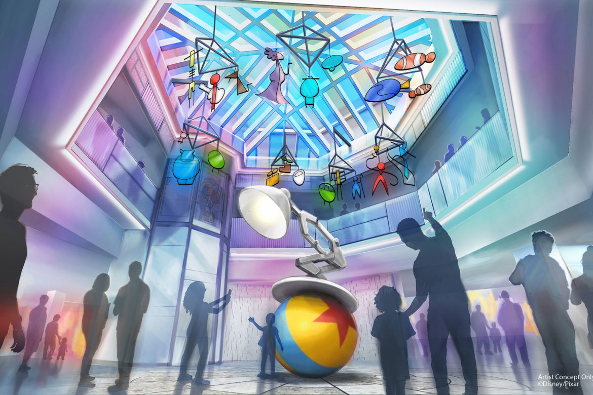 Disneyland está recebendo um novo hotel com tema da Pixar