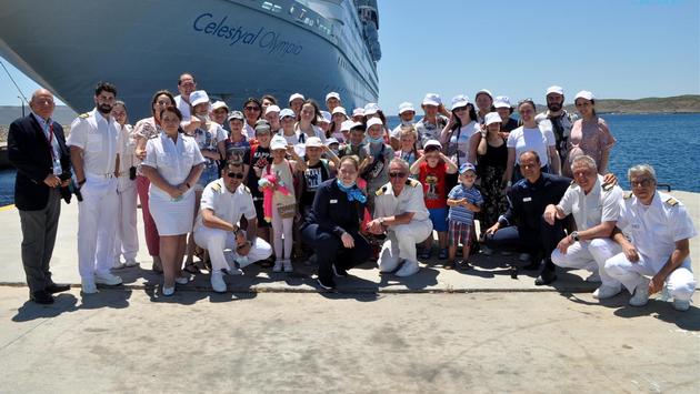 Celestyl Cruises hospeda crianças refugiadas da guerra na Ucrânia