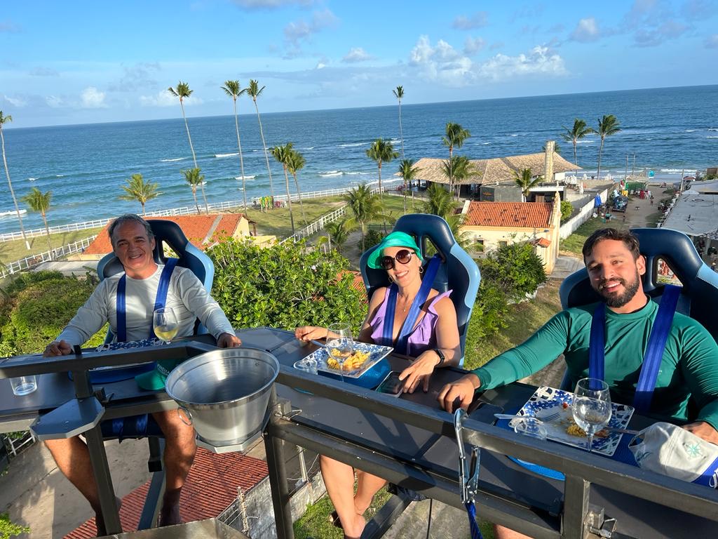 Porto de Galinhas ganha 1º restaurante suspenso do Nordeste
