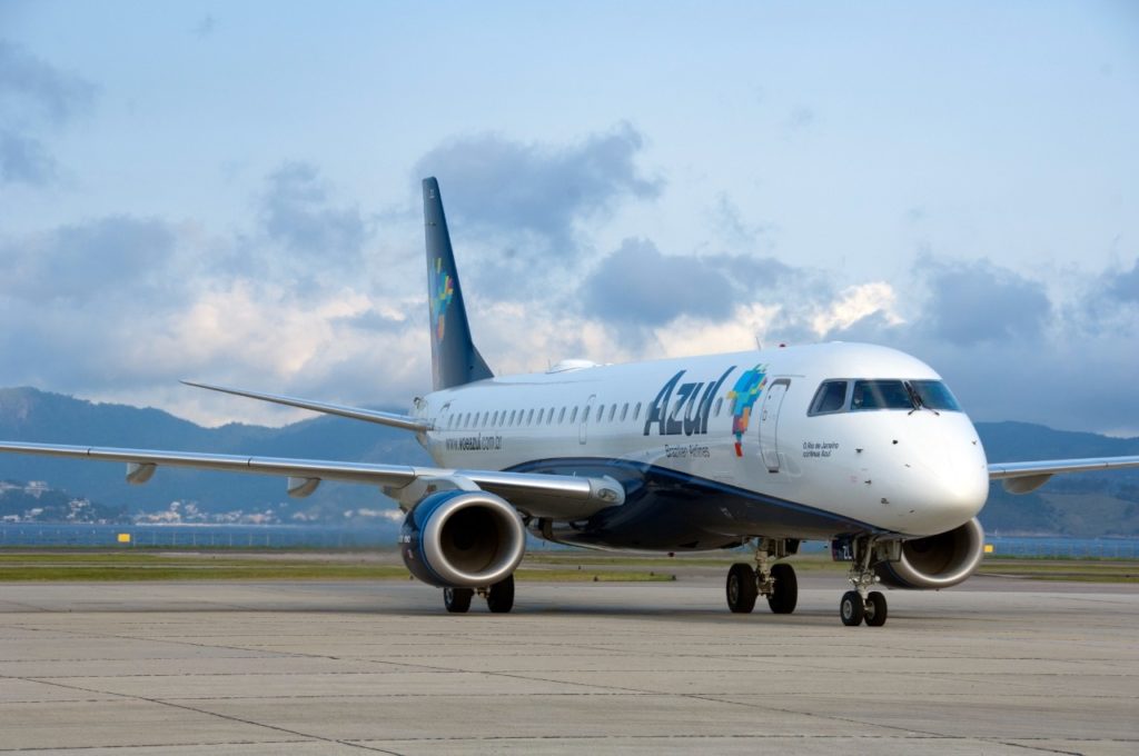 Azul é novamente a aérea brasileira com o menor número de reclamações