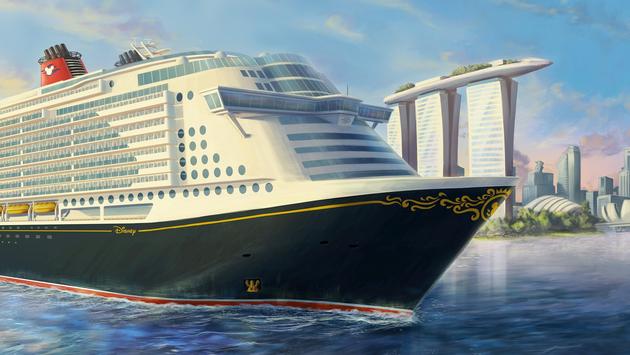 Novo navio da Disney Cruise Line para Homeport em Cingapura