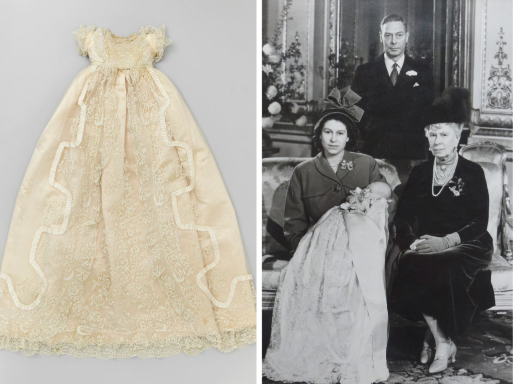 vestido Rainha Elizabeth II